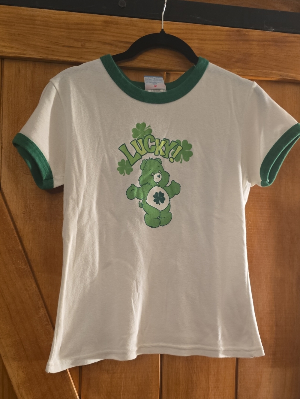 Vintage CareBear LUCKY Ringer Tee
